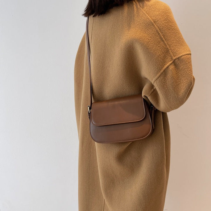 Women's Classic Flap Saddle Bag by Juana Fashion