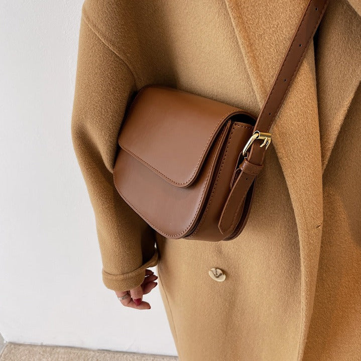 Women's Classic Flap Saddle Bag by Juana Fashion