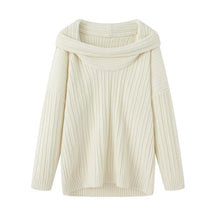 Women's Ribbed Chunky Knit Turtleneck Sweater — View 6
