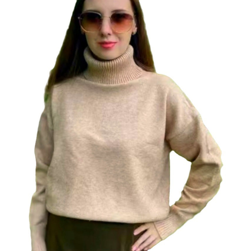 Women's Turtleneck Sweater — View 5