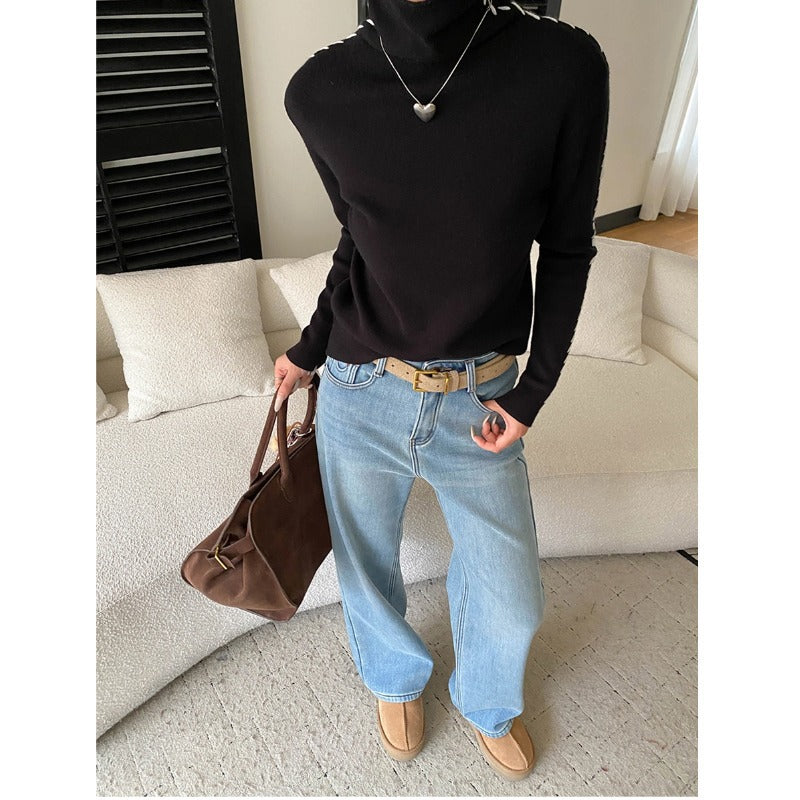 Women's Turtleneck Sweater — View 6