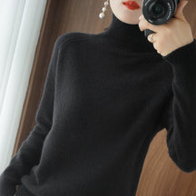Women's Turtleneck Sweater — View 3