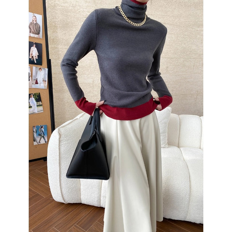 Women's Turtleneck Sweater — View 5