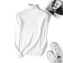 Women's Ribbed Turtleneck Sweater — View 7