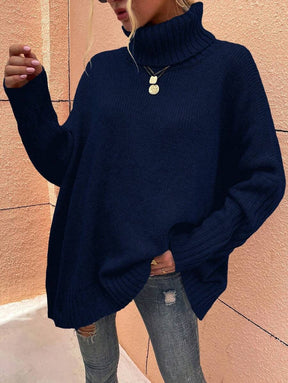 Women's Ribbed Turtleneck Sweater — View 6
