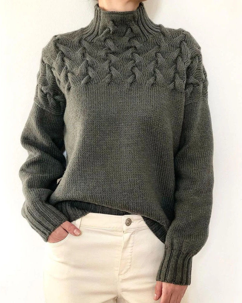 Women's Turtleneck Sweater — View 1