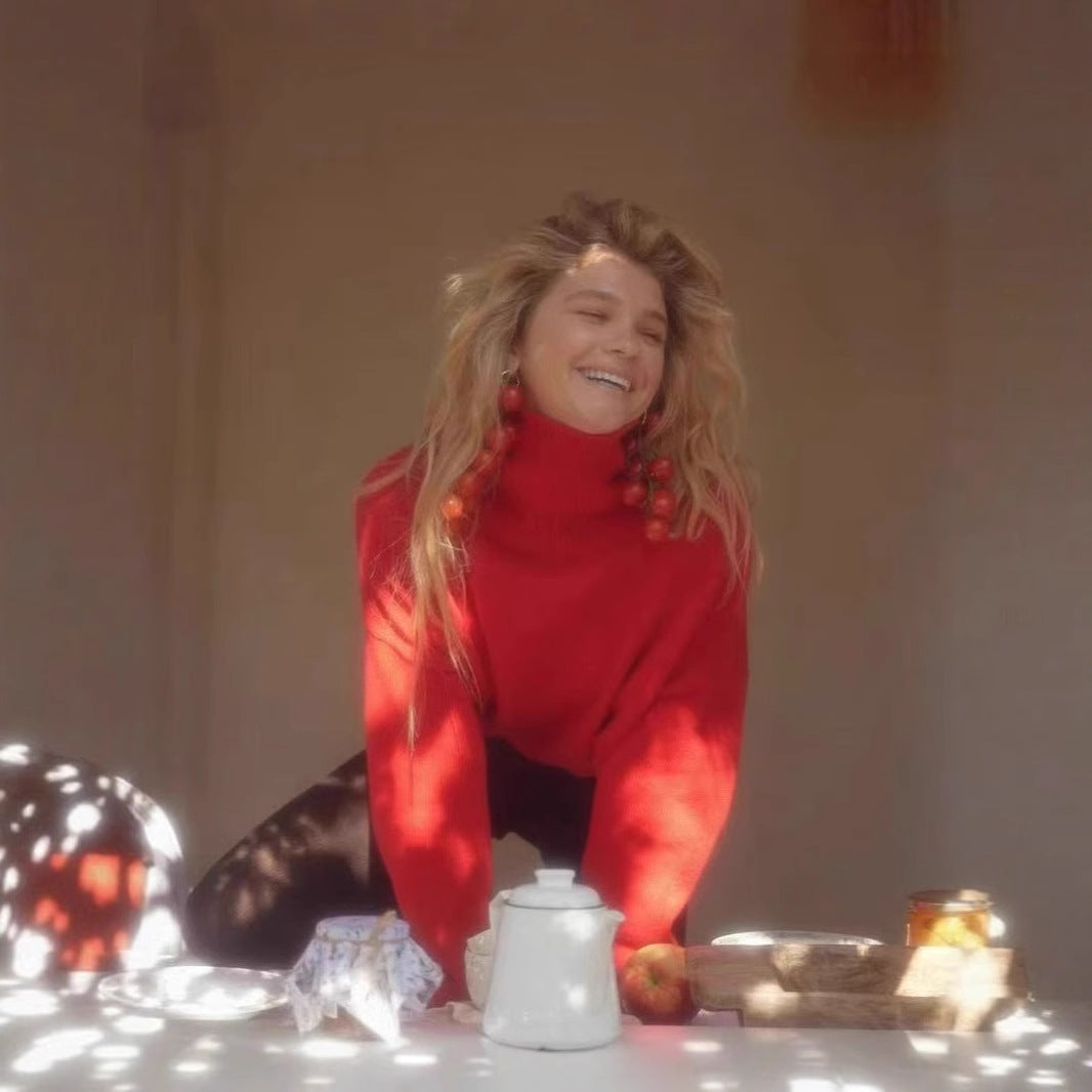 Women's Turtleneck Sweater — View 3