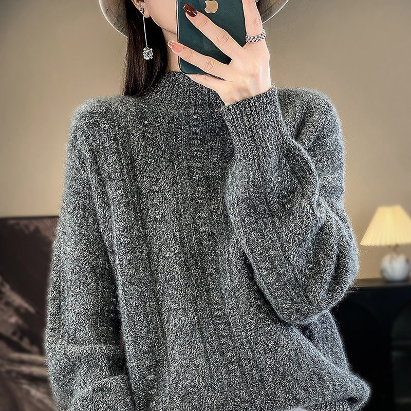 Women's Cashmere Turtleneck Sweater — View 1