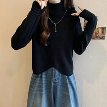 Women's Turtleneck Sweater — View 8