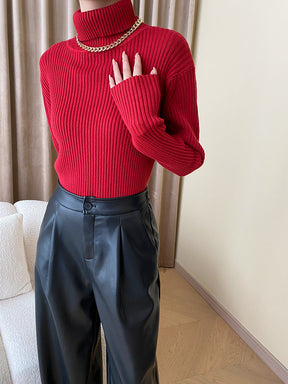 Women's Turtleneck Sweater — View 7
