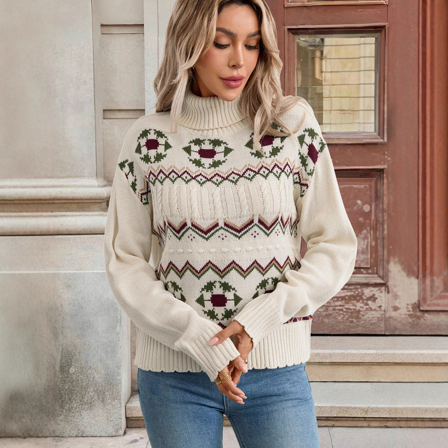 Women's Turtleneck Sweater — View 2