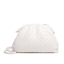 Women's Woven Mini Crossbody Bag in White by Juana Fashion