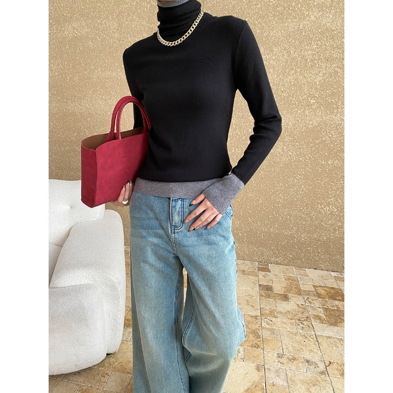 Women's Turtleneck Sweater — View 6