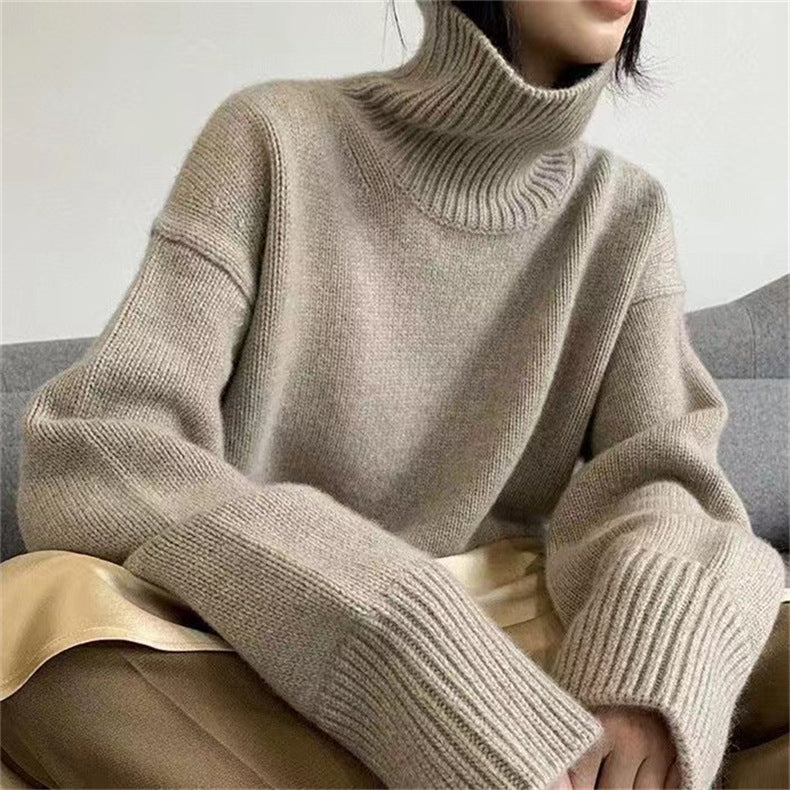 Women's Turtleneck Sweater — View 8