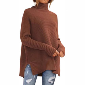 Women's Ribbed Turtleneck Sweater — View 1
