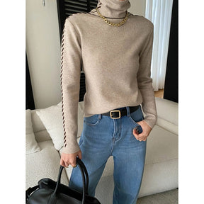 Women's Turtleneck Sweater — View 4