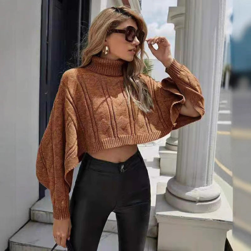 Women's Textured Turtleneck Sweater — View 2