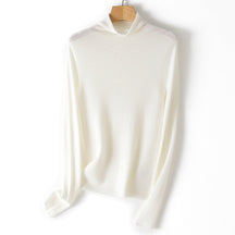 Women's Fitted Fine Knit Turtleneck Sweater — View 7