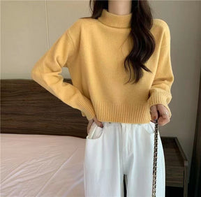 Women's Relaxed Fit Turtleneck Sweater — View 9