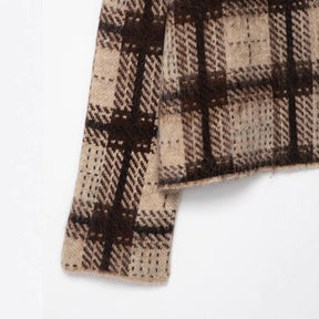 Women's Plaid Turtleneck Sweater — View 4