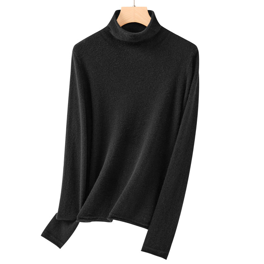 Women's Fine Knit Turtleneck Sweater — View 13