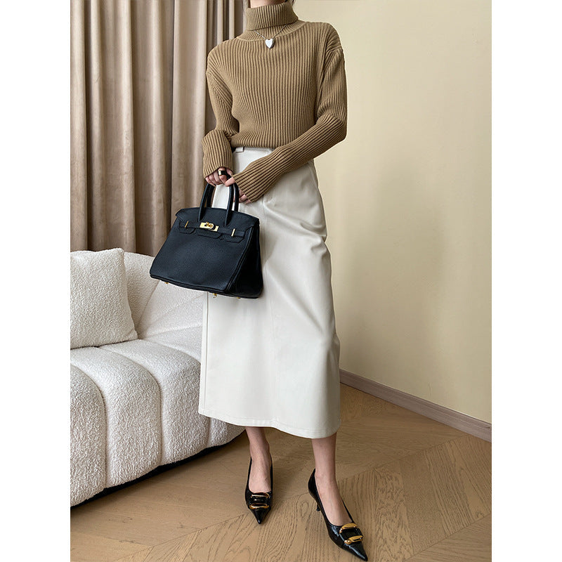 Women's Turtleneck Sweater — View 3
