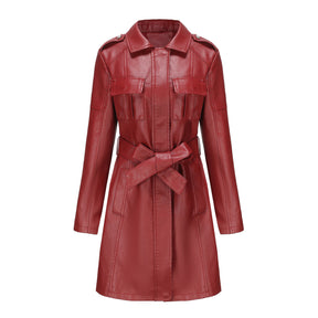Women's Belted Coat — View 5