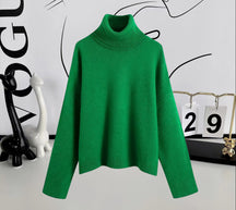 Women's Wool Turtleneck Sweater — View 6