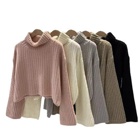 Women's Textured Turtleneck Sweater — View 5