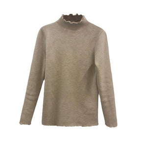 Women's Short Turtleneck Sweater — View 5