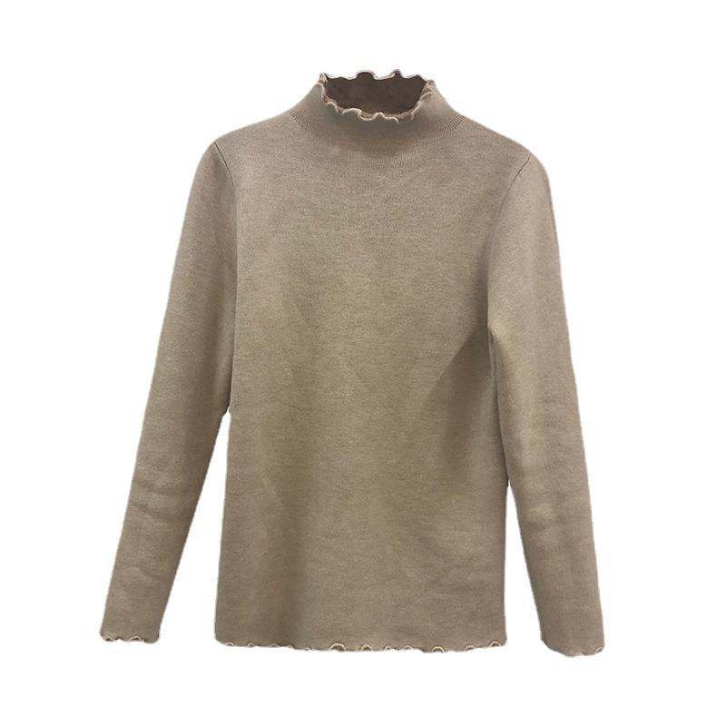 Women's Short Turtleneck Sweater — View 5