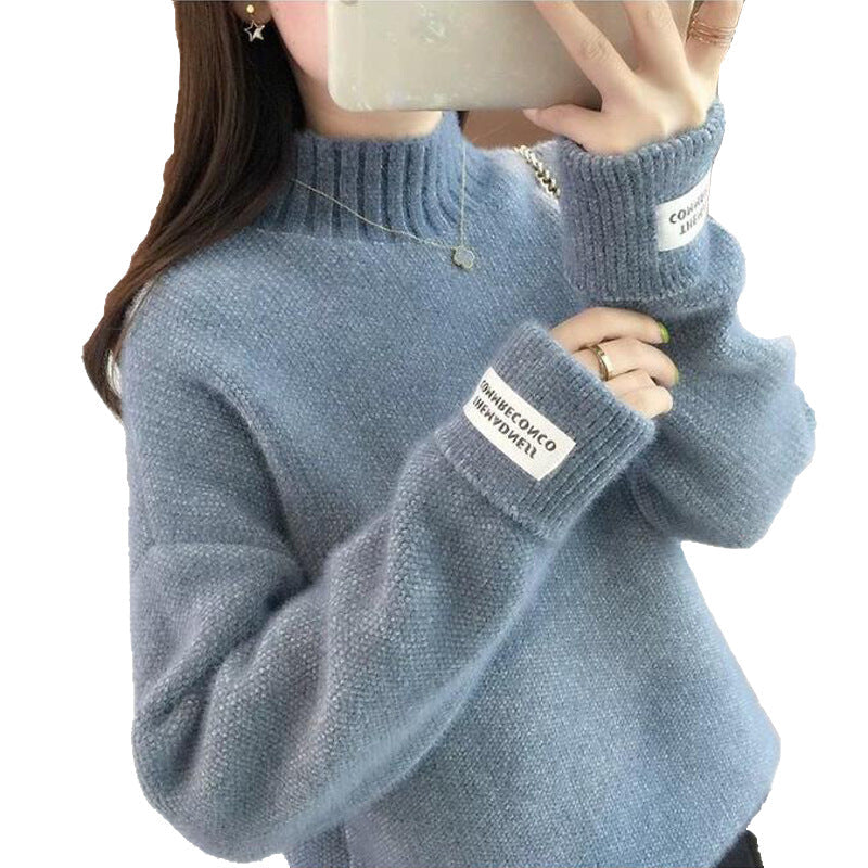 Women's Textured Turtleneck Sweater — View 5