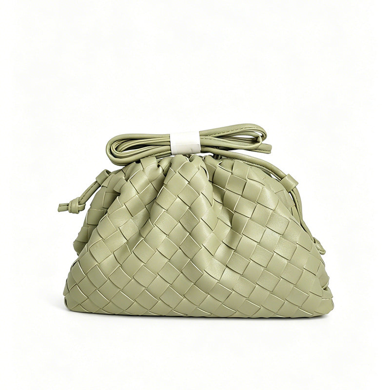 Women's Woven Mini Crossbody Bag in Sage Green by Juana Fashion