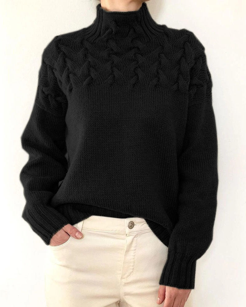Women's Turtleneck Sweater — View 8