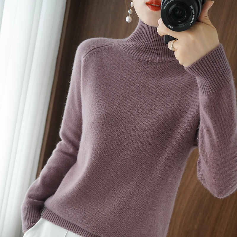 Women's Turtleneck Sweater — View 5
