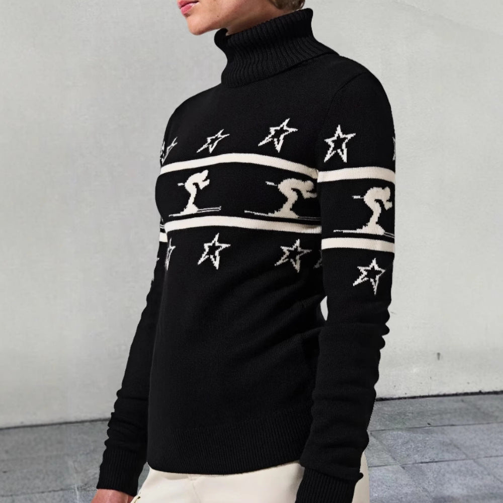 Women's Turtleneck Sweater — View 3