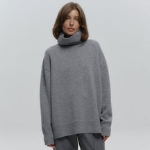Women's Wool Turtleneck Sweater — View 6