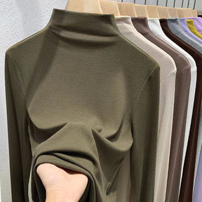 Women's Long Sleeve Turtleneck Sweater — View 8