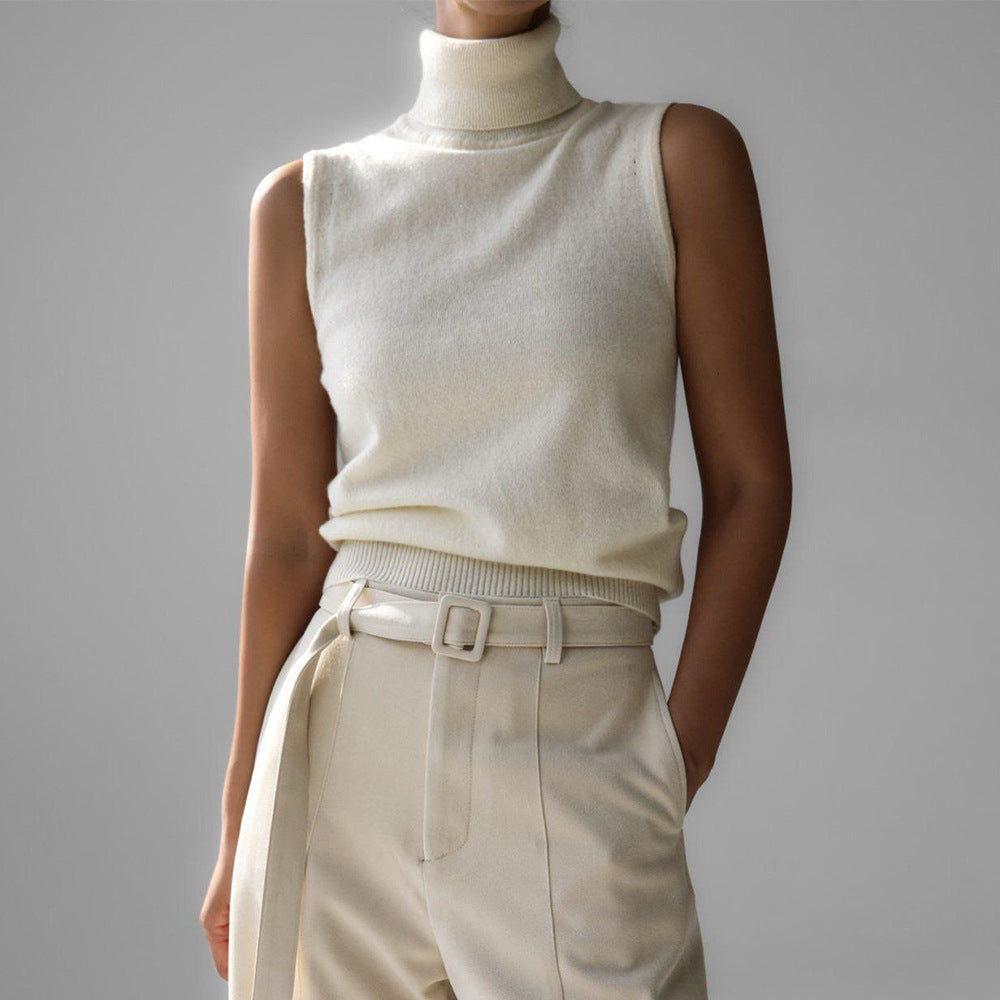 Women's Wool Turtleneck Sweater — View 9