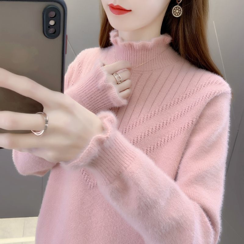 Women's Textured Turtleneck Sweater — View 1