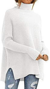 Women's Ribbed Turtleneck Sweater — View 8