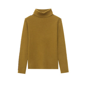 Women's Turtleneck Sweater — View 3
