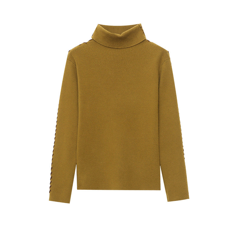 Women's Turtleneck Sweater — View 3