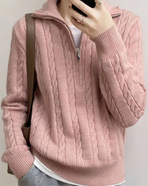 Women's Zip Front Turtleneck Sweater — View 11