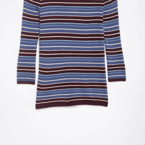 Women's Fitted Ribbed Fine Knit Turtleneck Sweater — View 4