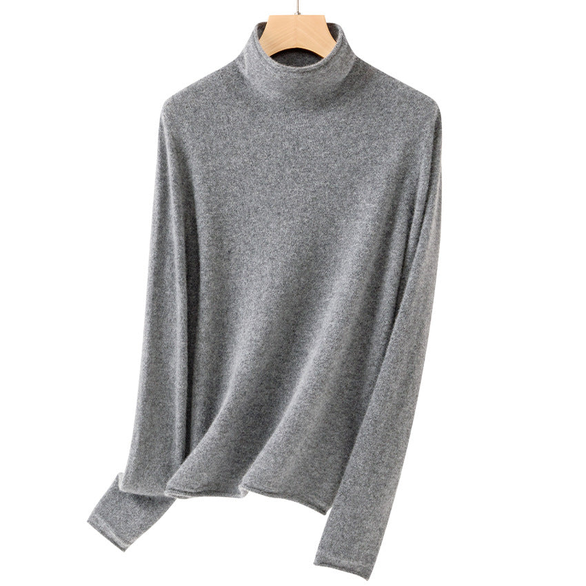 Women's Fine Knit Turtleneck Sweater — View 12