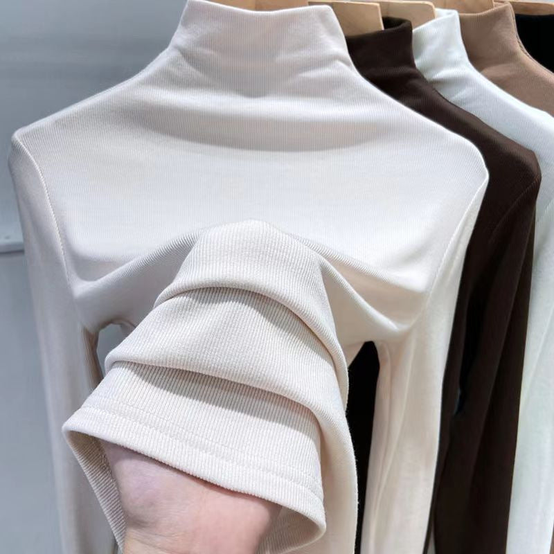 Women's Long Sleeve Turtleneck Sweater — View 4
