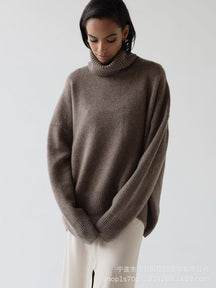 Women's Turtleneck Sweater — View 12