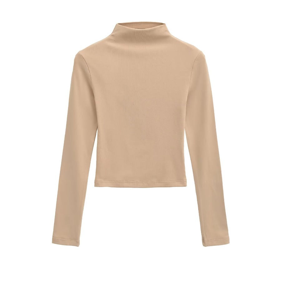 Women's Long Sleeve Turtleneck Sweater — View 4