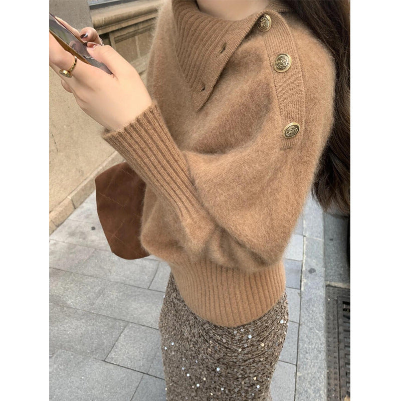 Women's Turtleneck Sweater — View 2